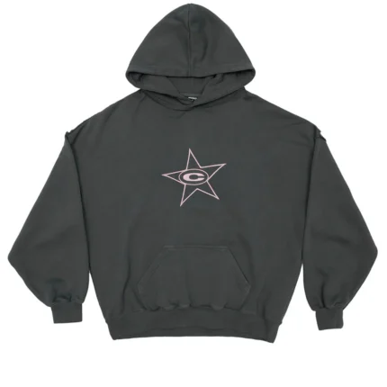 Cold Culture Star Hoodie Dark Grey
