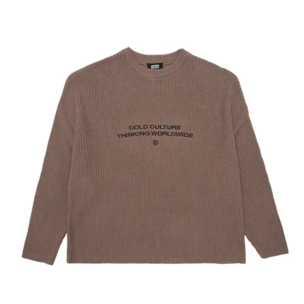 Cold Culture Claim Ribbed Knit Taupe