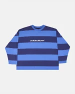 Cold Culture Burnin Stripes Longsleeve Black and Blue