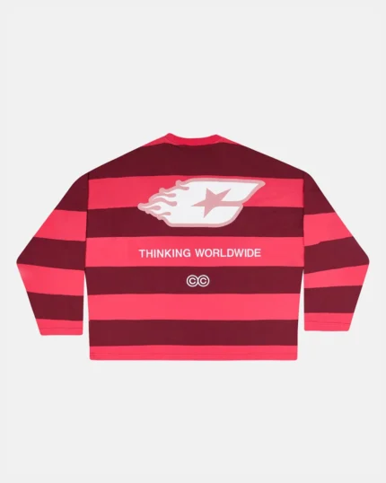 Cold Culture Burnin Stripes Longsleeve Burgundy