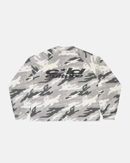 Cold Culture Camo Thermal Longsleeve Tee Grey