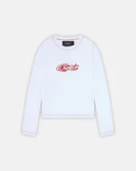 Cold Culture Curly Cold Strass Longsleeve Top White