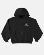 Cold Culture Curved Zip Hoodie India Ink