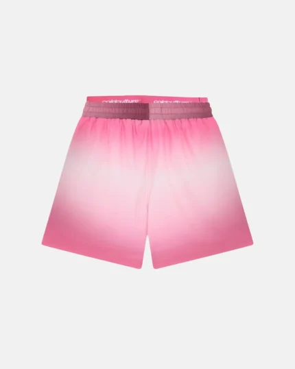 Cold Culture Double Waist Swim Shorts Gradient Pink