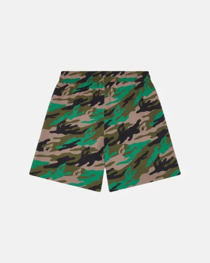 Cold Culture Green Camo Swim Short