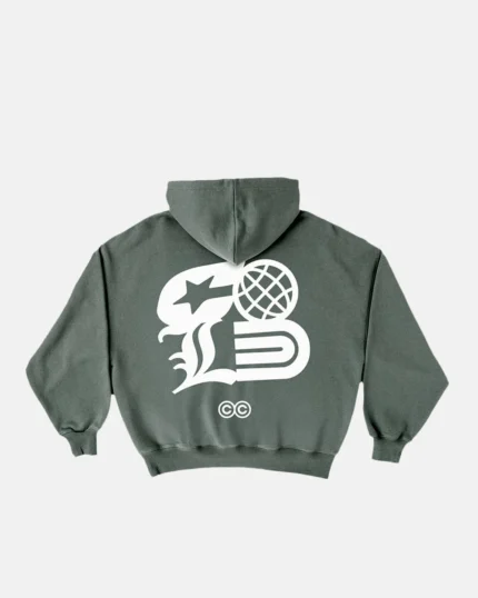 Cold Culture Logos Hoodie Ash Green