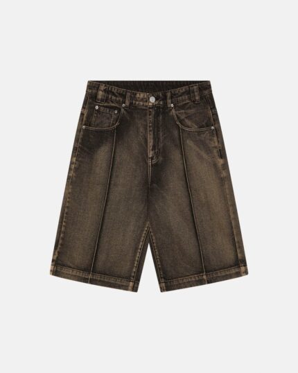 Cold Culture Pintuck Shorts Brown