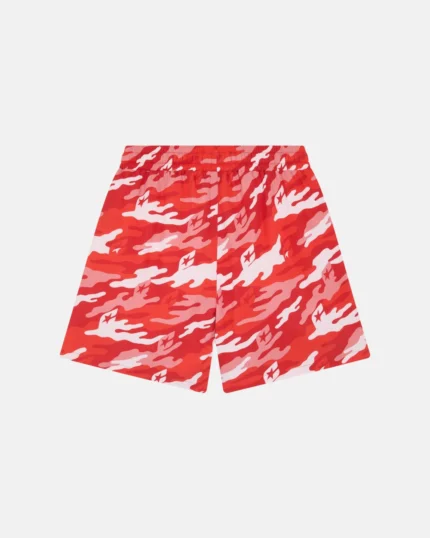 Cold Culture Red Camo Swim Short