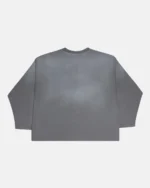 Cold Culture Script Longsleeve Tee Antracite Grey