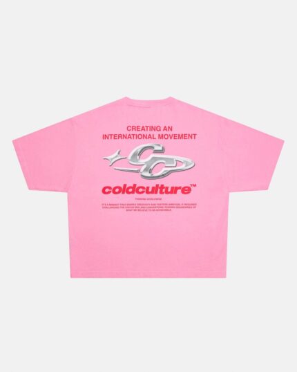 Cold Culture Sparkly Tee Pink