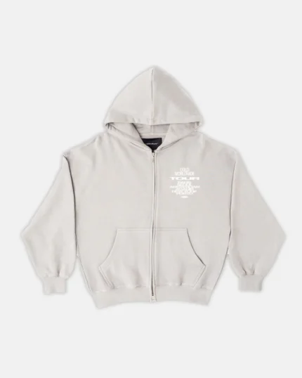 Cold Culture Tour Zip Hoodie Granite