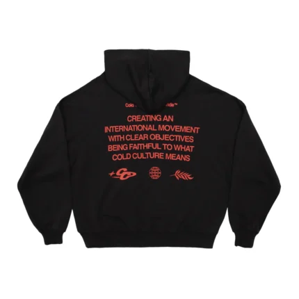 Cold Culture Creating Hoodie Black