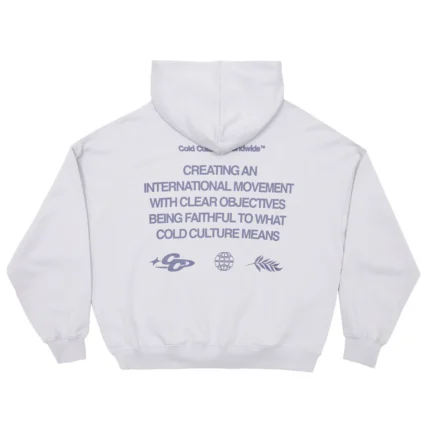 Cold Culture Creating Hoodie Pale Violet