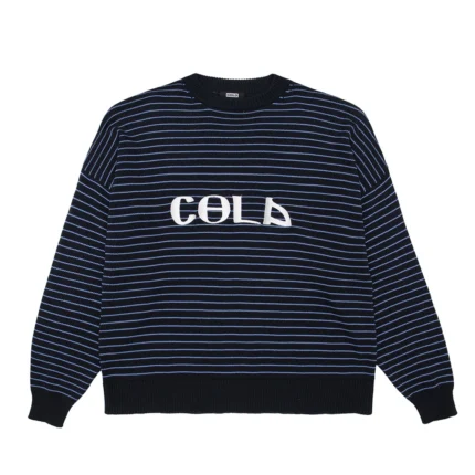 Cold Culture Delos Knit Striped Blue