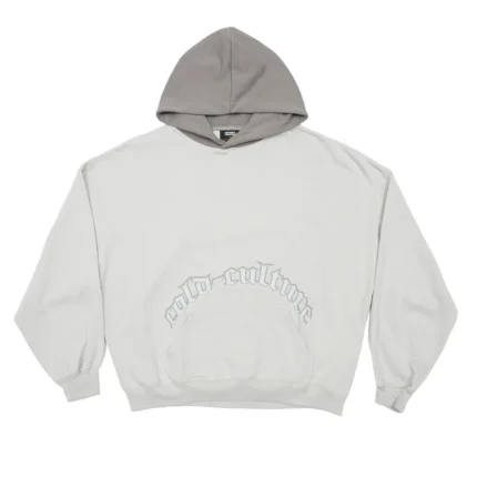 Cold Culture Gothic Arc Hoodie Light Grey