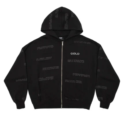Cold Culture Languages Zip Hoodie Black