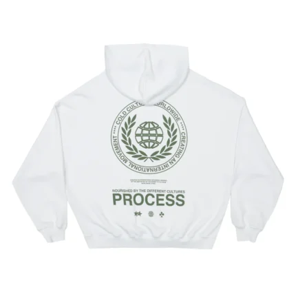 Cold Culture Laurel World Hoodie White