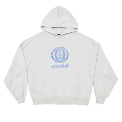 Cold Culture Metallic World Hoodie Light Grey