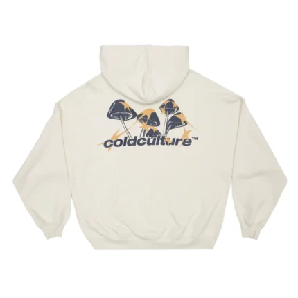 Cold Culture Mushrooms Hoodie Ivory White