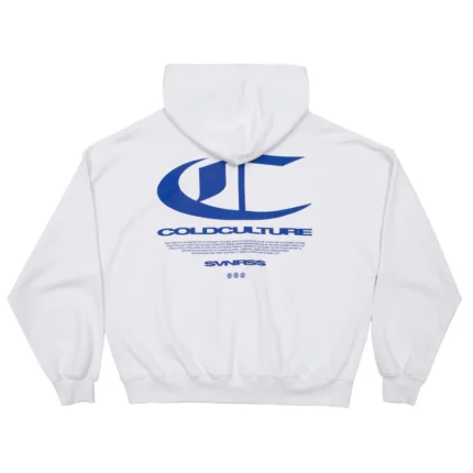 Cold Culture Ornament Hoodie White