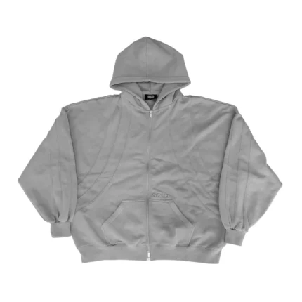 Cold Culture Pitlane Zip Hoodie Washed Grey