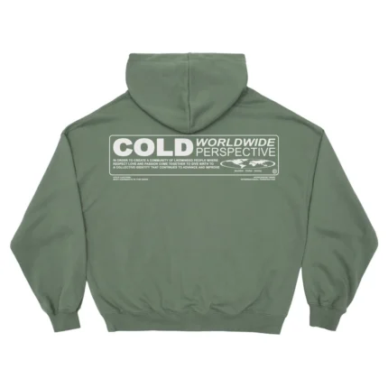 Cold Culture Sharing Location Hoodie Olive