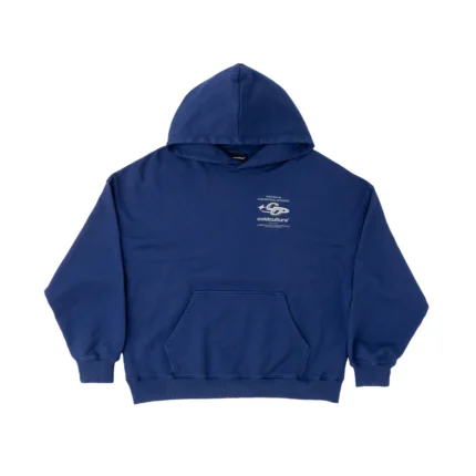 Cold Culture Sparkly Hoodie Cosmic Blue