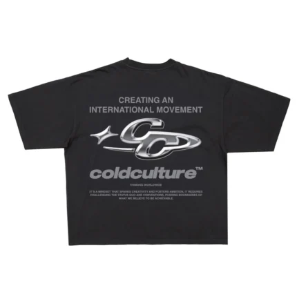 Cold Culture Sparkly Tee Black
