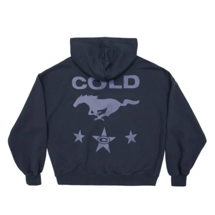 Cold Culture Star-Horse Hoodie Night Blue
