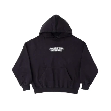 Cold Culture Stars Circle Hoodie Black