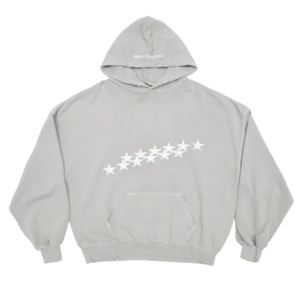 Cold Culture Stars Hoodie Pale Grey