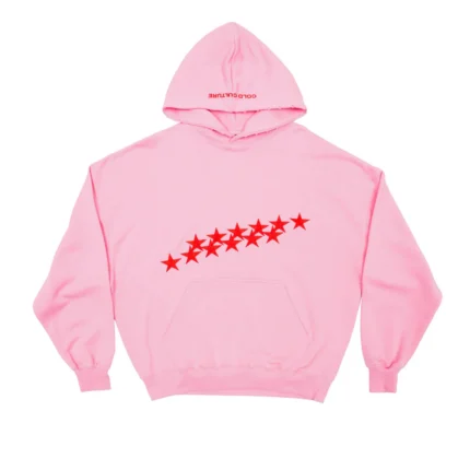 Cold Culture Stars Hoodie Panther Pink