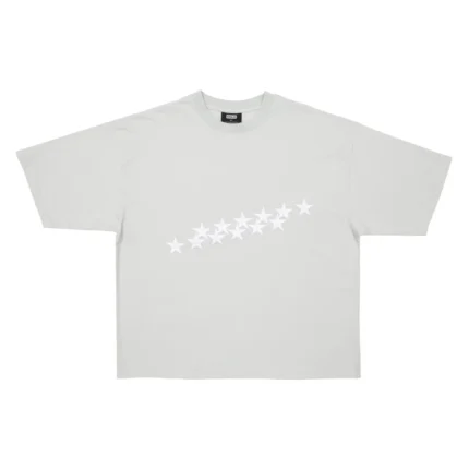 Cold Culture Stars Tee Pale Grey