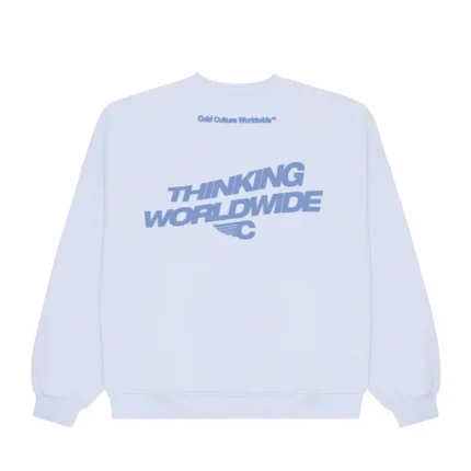 Cold Culture Tagline Crewneck Light Blue