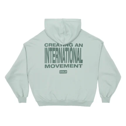 Cold Culture Type Modification Hoodie Nordic Green