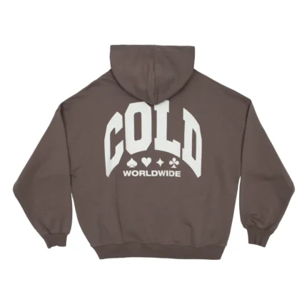 Cold Culture Varsity Hoodie Muddy Brown
