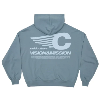 Cold Culture Vision Mission Hoodie Shady Blue