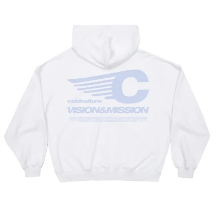 Cold Culture Vision Mission Hoodie White