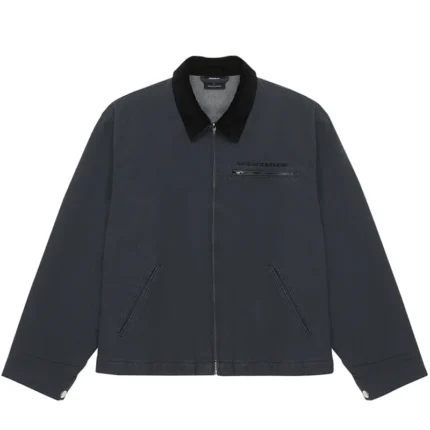 Cold Culture Work Zip Jacket Washed Black