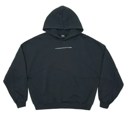 Cold Culture Worker Patchwork Hoodie Forest Green