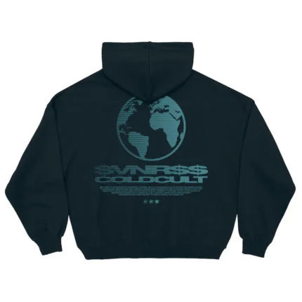 Cold Culture World $Vnr$$ Hoodie Greenish Blue Shade