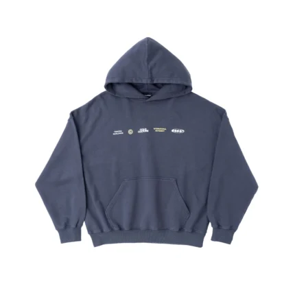 Cold Culture Worldwide Circle Hoodie Dark Blue