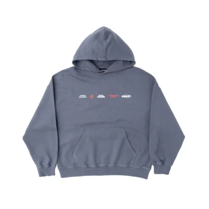 Cold Culture Worldwide Circle Hoodie Dark Grey