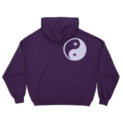 Cold Culture Yin Yang Hoodie Dark Purple
